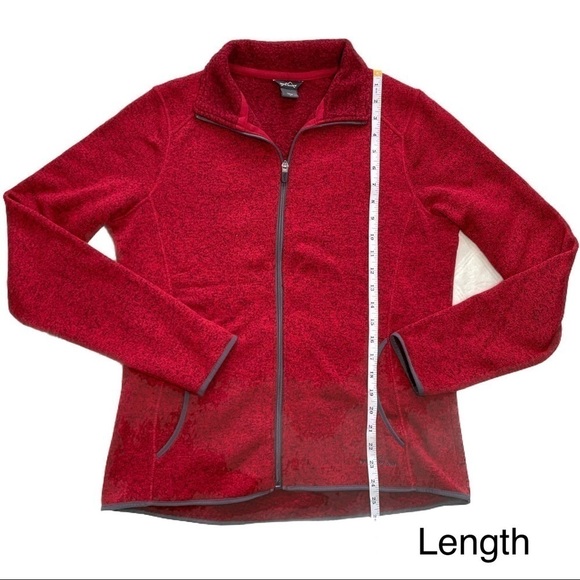 Eddie Bauer Quest Fleece Raglan Full-Zip Jacket L - Picture 15 of 17